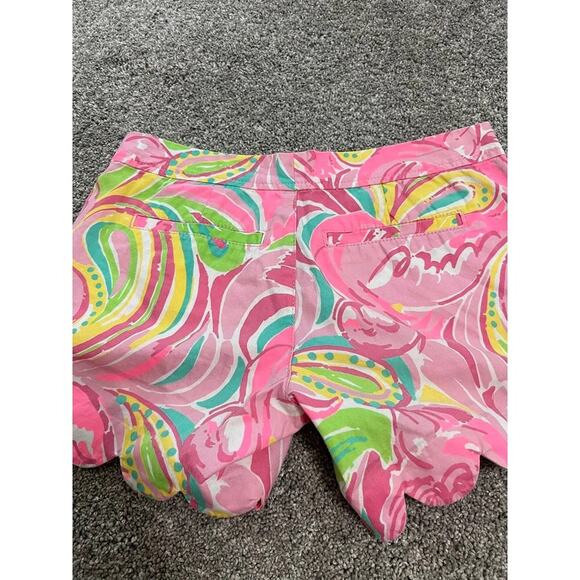 Lilly Pulitzer Buttercup All Nighter Shorts size 000 - Picture 2 of 4